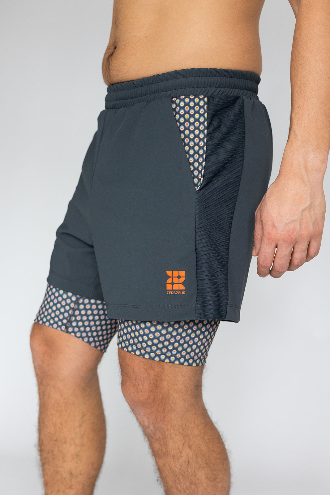 Pantalon d'entraînement par intervalles 2 en 1 Collant de compression