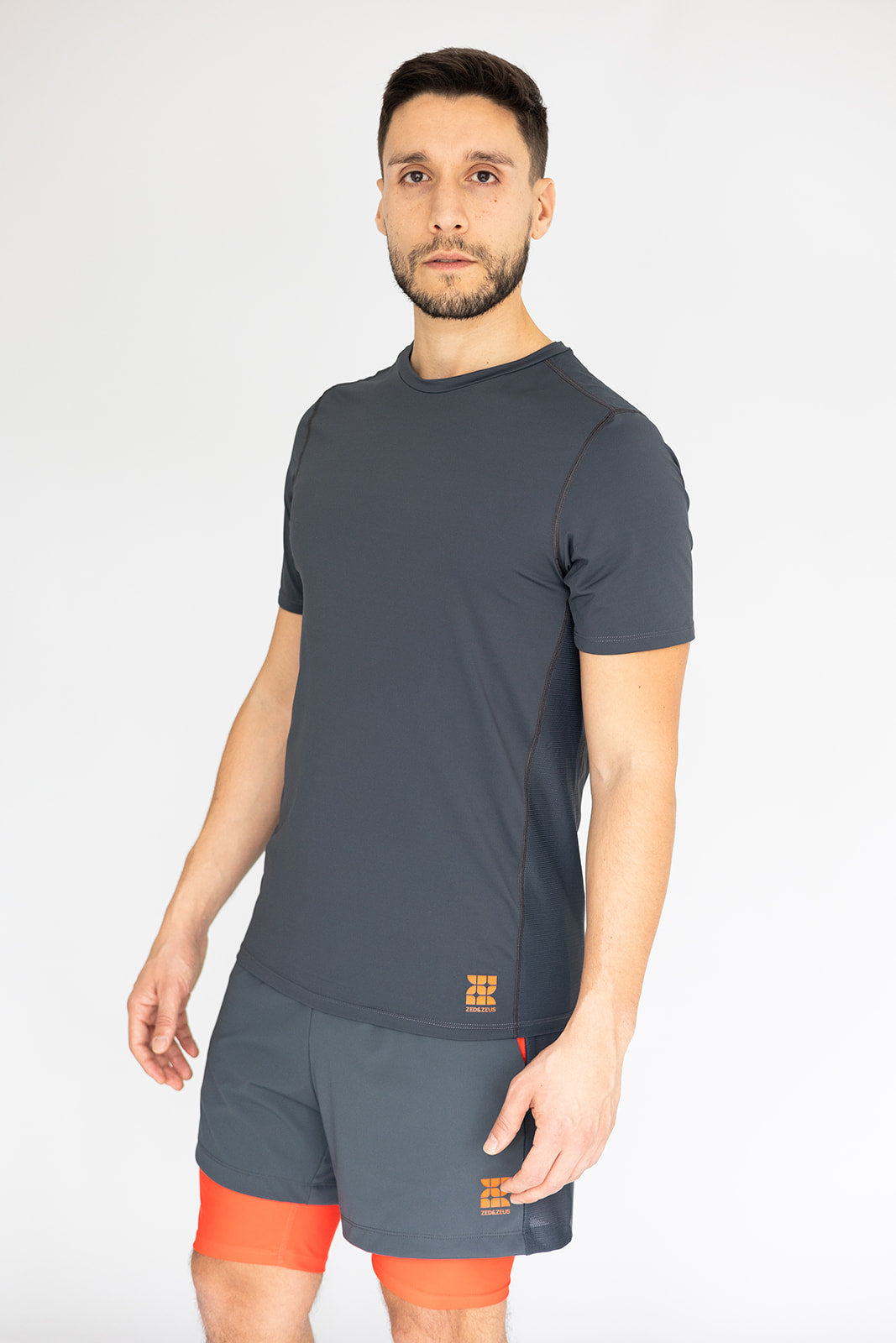 Clifton T-Shirt-T-Shirt-zed & zeus-Grey-M-ZED & ZEUS