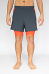Conall 2-in-1 Shorts-Shorts-zed & zeus-Grey/Coral-L-ZED & ZEUS