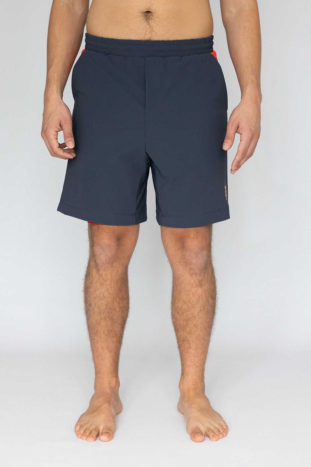 Atticus 2-in-1 Shorts-Shorts-zed & zeus-Grey/Coral-L-ZED & ZEUS