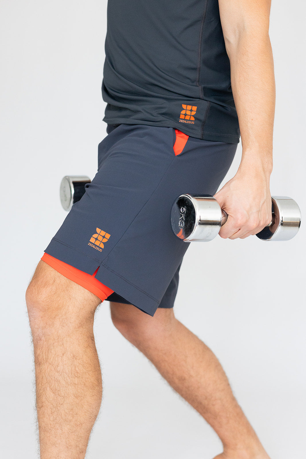 Men's 2 in 1 Breathable Shorts with Pockets – ZED & ZEUS